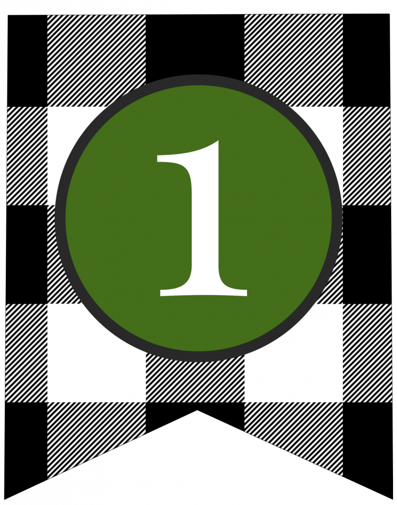 Printable Number Banner