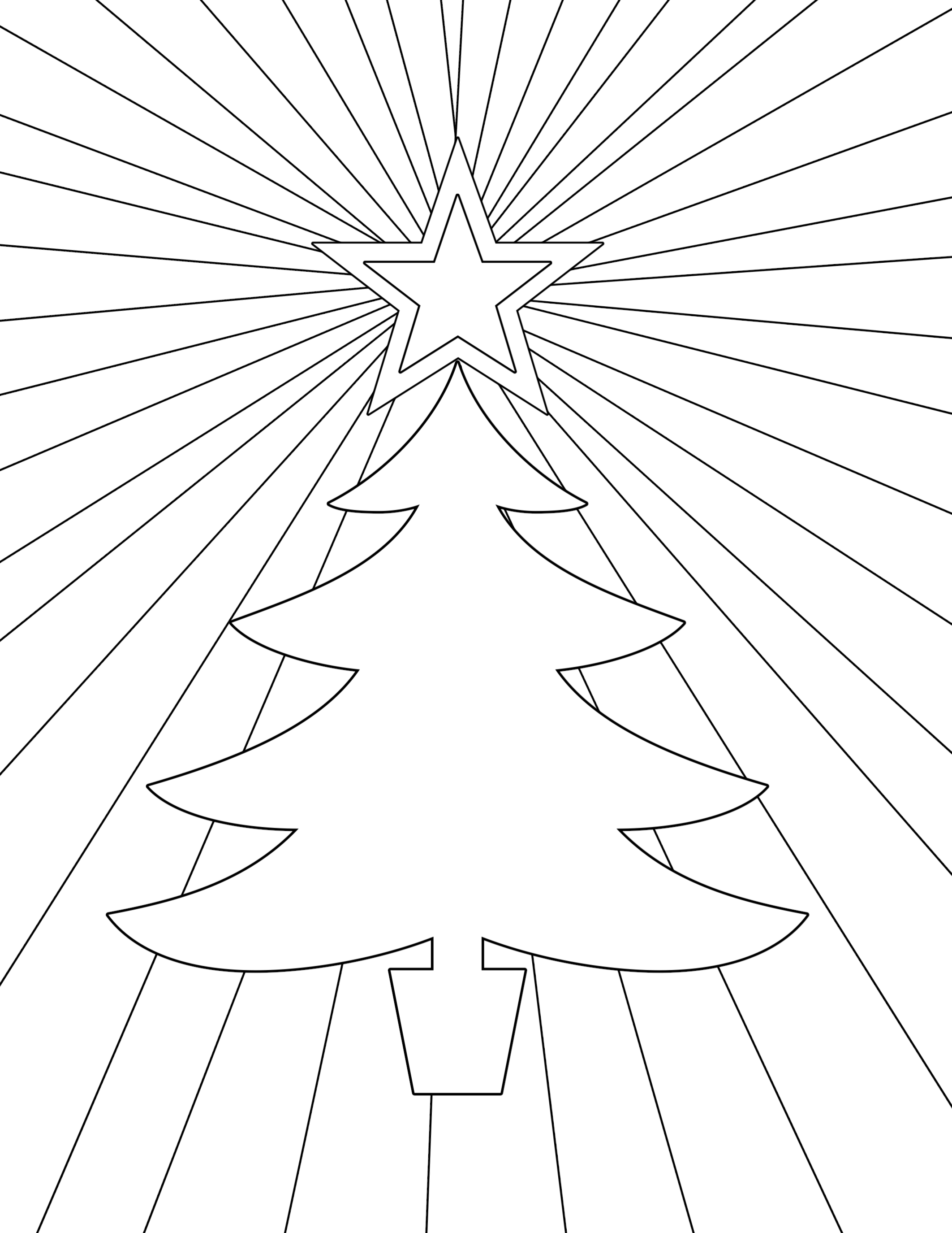 Free Printable Christmas Coloring Pages Paper Trail Design