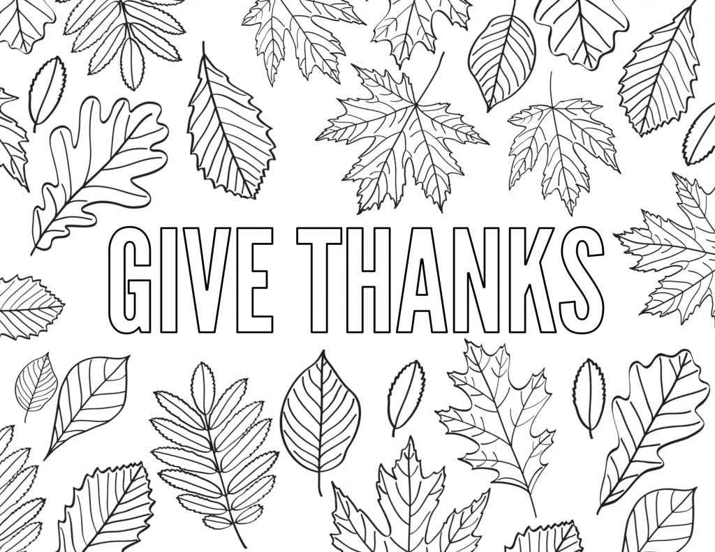 Thanksgiving Coloring Pages {Free Printable} - Paper Trail Design