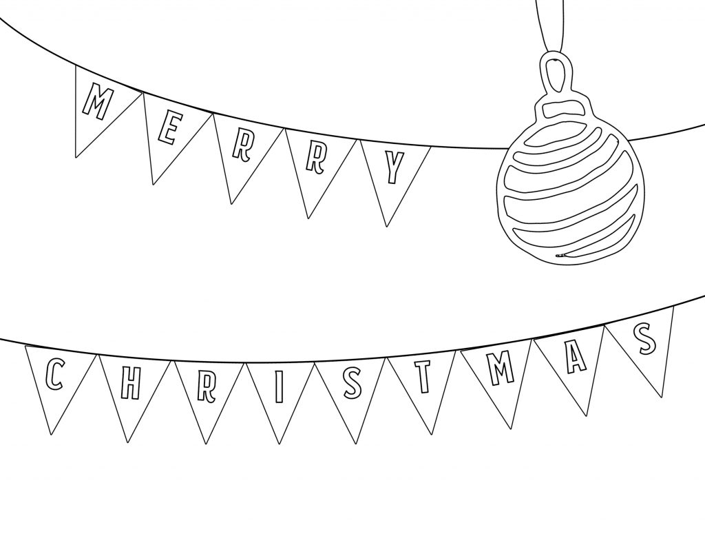 Free Printable Christmas Coloring Pages - Paper Trail Design