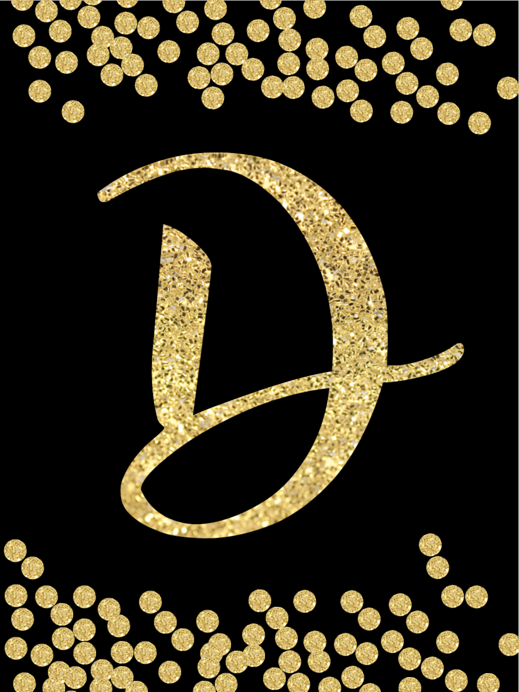 Free Printable Black & Gold Party Banner - Paper Trail Design