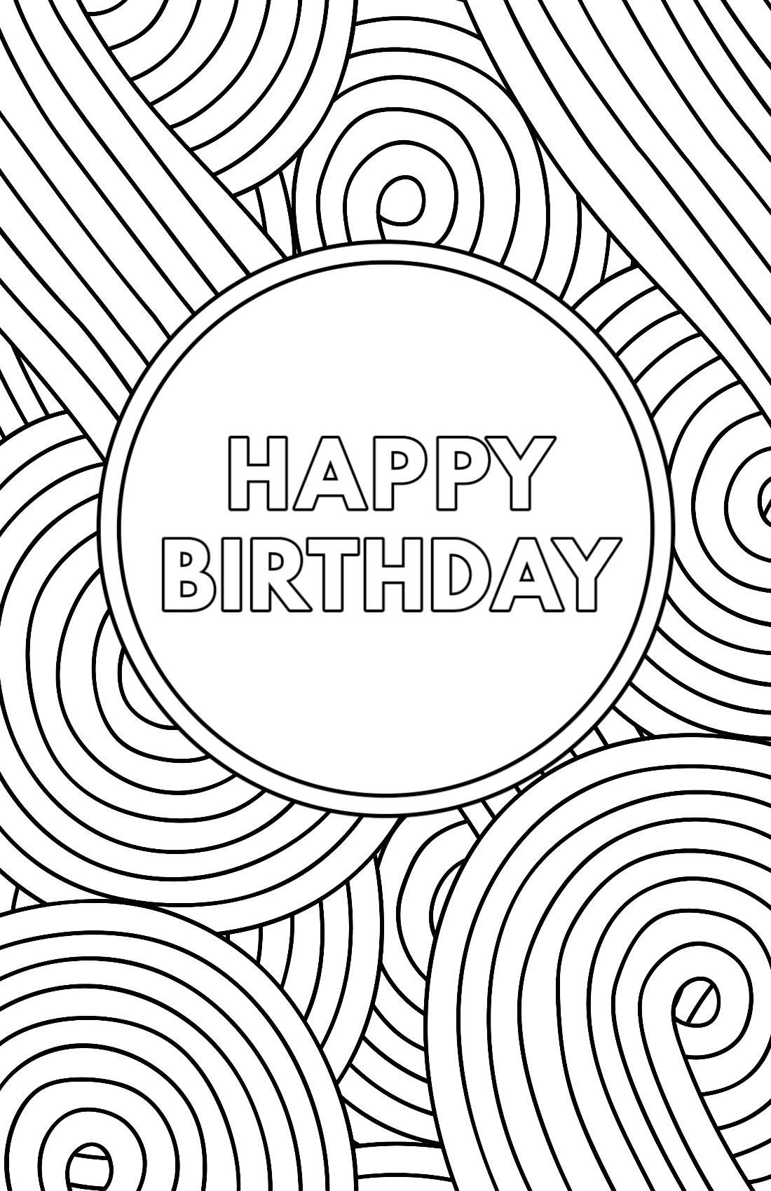 free printable birthday cards paper trail design - free printable ...