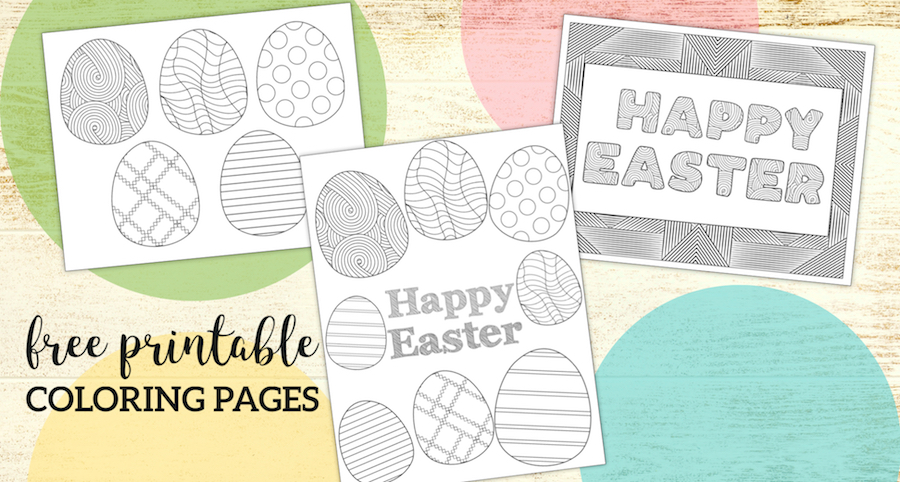 Free Printable Easter Egg Banner Letters - Paper Trail Design