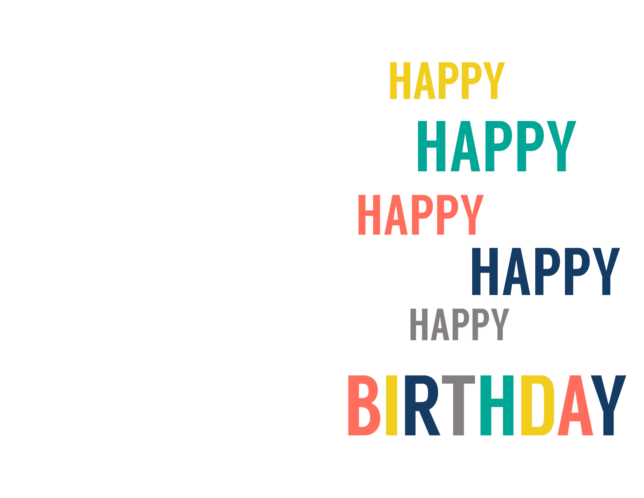 Free Printable Birthday Cards - Paper Trail Design Throughout Foldable Birthday Card Template