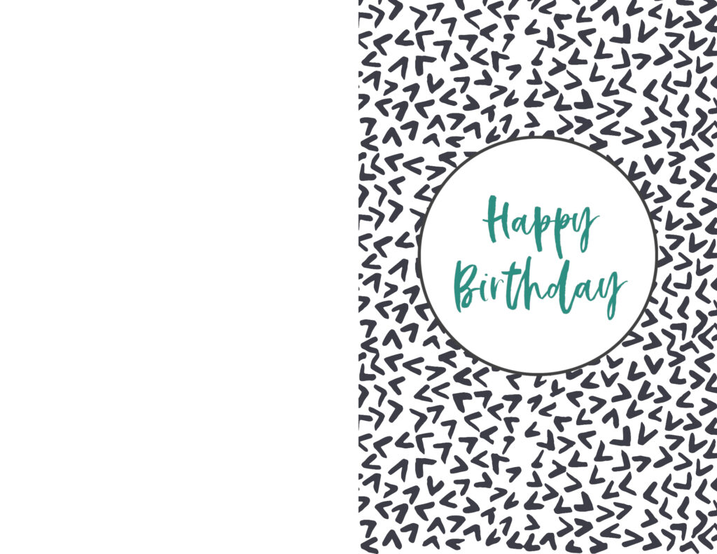 Print At Home Birthday Card