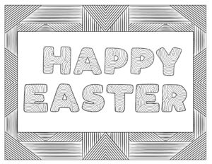 Free Printable Easter Coloring Sheets. Fun and cute Easter egg and happy Easter Coloring pages for adults or kids or students. #papertraildesign #eastercoloringsheets #coloringsheets #freeprintable #printable #printablecoloring #easterprintable #easterfun #easteractivity #springactivity #free