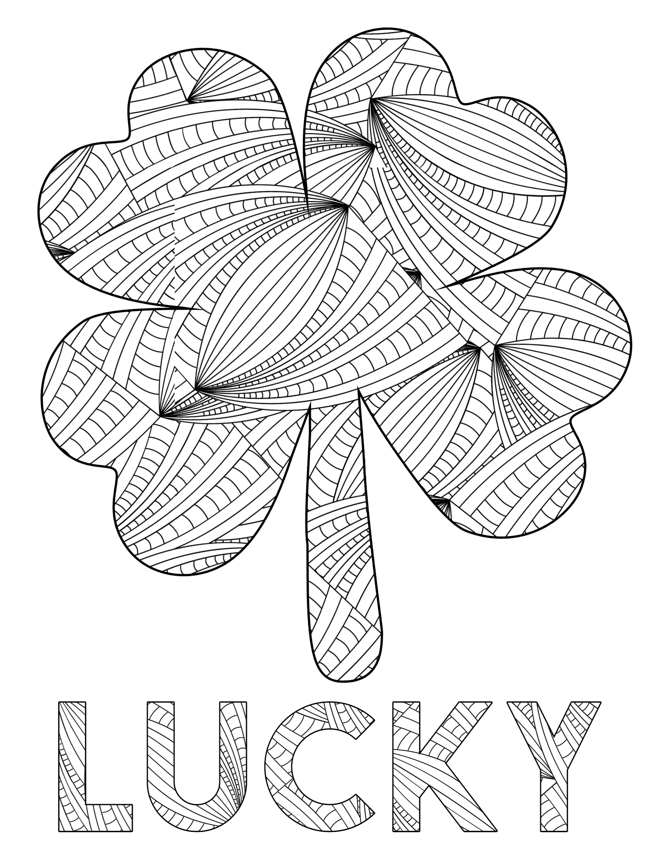 Free Printable Coloring Pages St Patricks Day