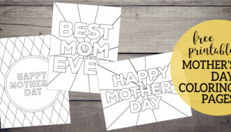 Free Printable Mother's Day Coloring Pages. Happy Mother's Day coloring sheets for kids to color for their mom or grandma. #papertraildesign #mother #mothers #mothersday #happymothersday #mothersdaycoloringpage #coloringpage #gift #gifts #mothersdaygifts