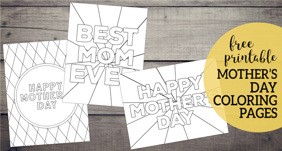 Free Printable Mother's Day Coloring Pages. Happy Mother's Day coloring sheets for kids to color for their mom or grandma. #papertraildesign #mother #mothers #mothersday #happymothersday #mothersdaycoloringpage #coloringpage #gift #gifts #mothersdaygifts