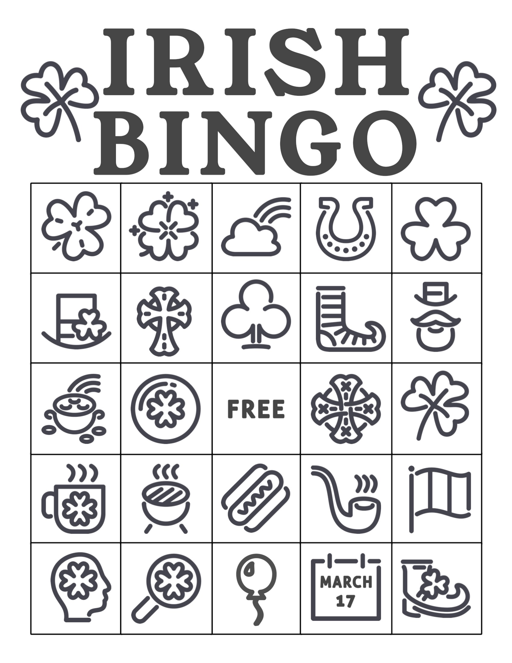 Free Printable St Patrick s Day Bingo Cards Paper Trail Design Free Printable St Patrick s Day Bingo Cards Paper Trail Design