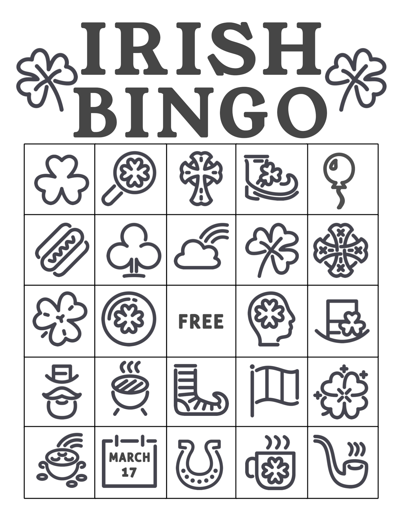 Free Printable St Patrick s Day Bingo Cards Paper Trail Design Free Printable St Patrick s Day Bingo Cards Paper Trail Design
