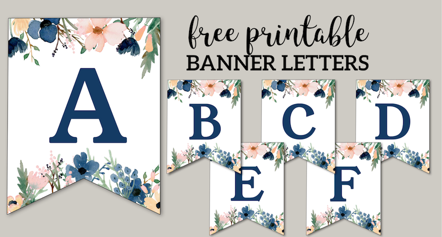 free printable birthday banner ideas paper trail design