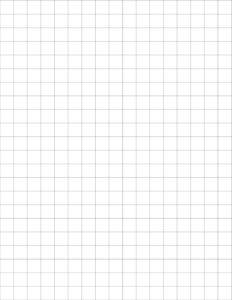 Free Printable Graph Paper. Half inch, quarter inch, and eighth inch grid paper in blue or black for school, math class or cross stitch. #papertraildesign #graphpaper #freegraphpaper #freeprintablegraphpaper #math #crossstitch 