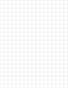 Free Printable Graph Paper. Half inch, quarter inch, and eighth inch grid paper in blue or black for school, math class or cross stitch. #papertraildesign #graphpaper #freegraphpaper #freeprintablegraphpaper #math #crossstitch 