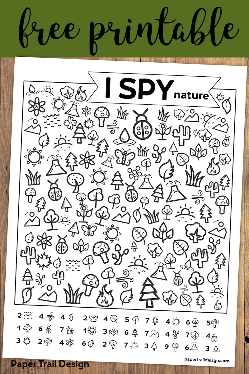 Free Printable I Spy Super Mario Activity - Paper Trail Design