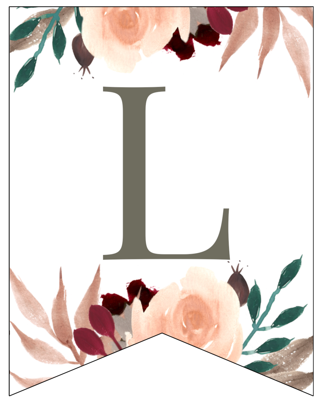 Floral Alphabet Banner Diy Template Hands In The Attic Blue Pink Floral Banner Letters Free Floral Alphabet Banner Diy Template Hands In The Attic Blue Pink Floral Banner Letters Free
