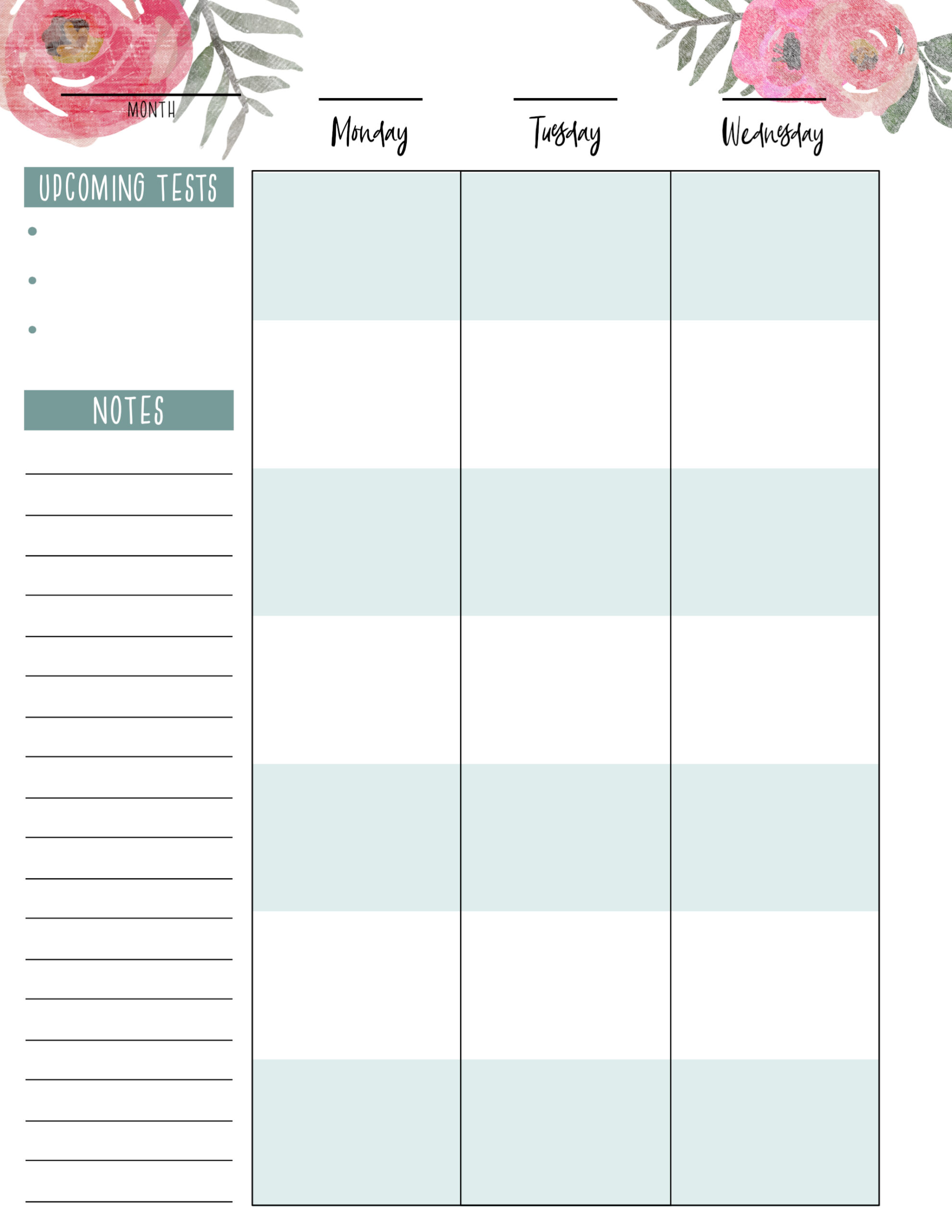 Free Happy Planner Printable Pages Printable Templates