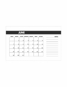 June 2020 Free Monthly Calendar Template in mini happy planner size. 