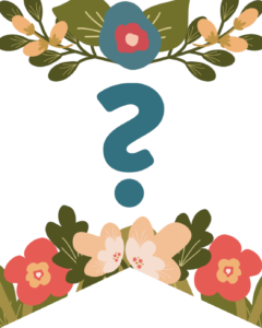 Question Mark Flower Alphabet Banner Letters Free Printable