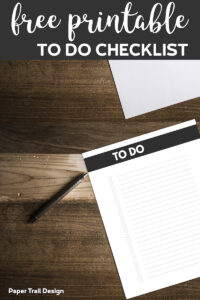 To do checklist printable with computer and text overlay- free printable to do checklist
