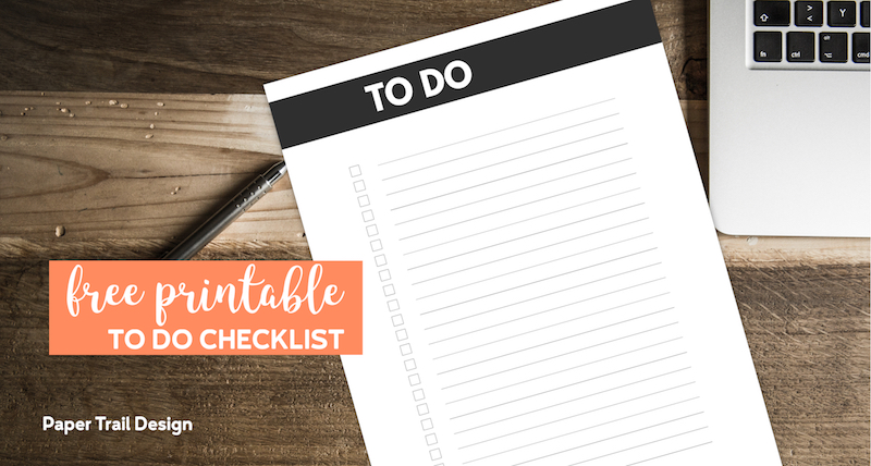 To do checklist printable with computer and text overlay- free printable to do checklist