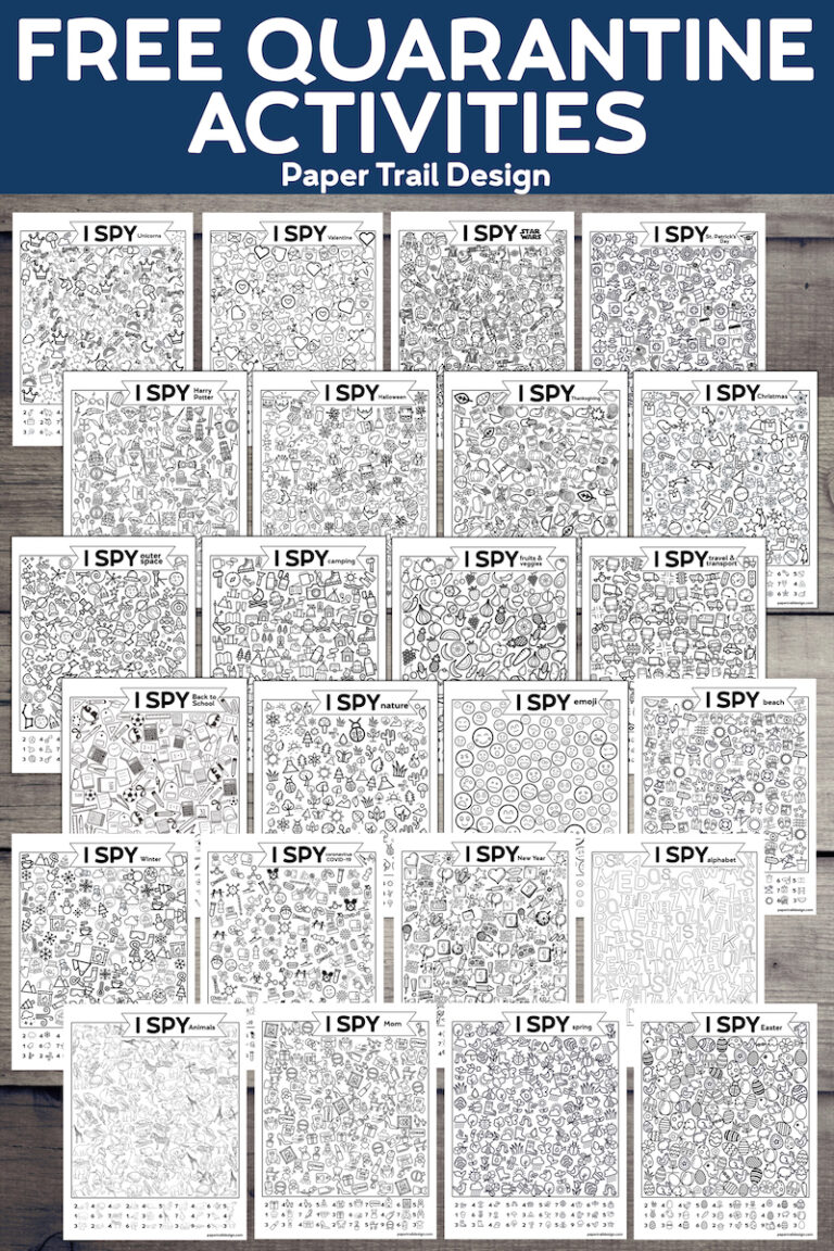 40+ I Spy Game Printables | Paper Trail Design
