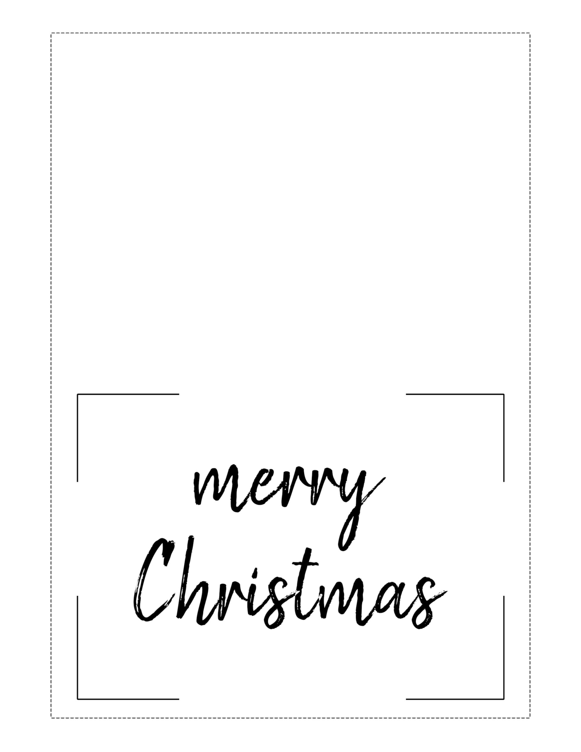 Free Printable Holiday Cards - FREE PRINTABLE TEMPLATES