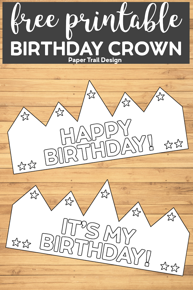 Crown Cut Out Template from www.papertraildesign.com