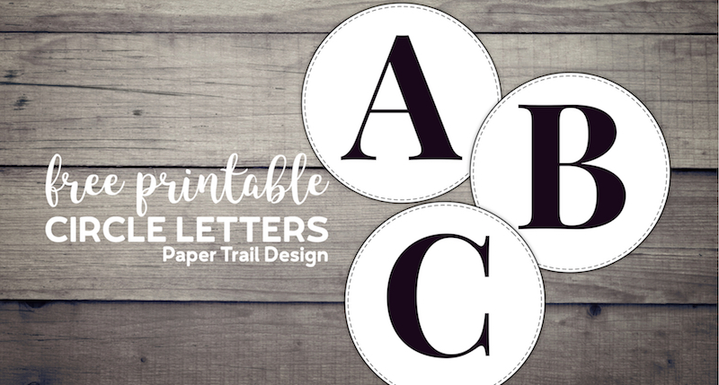 Free Printable Individual Alphabet Letters - These free, printable