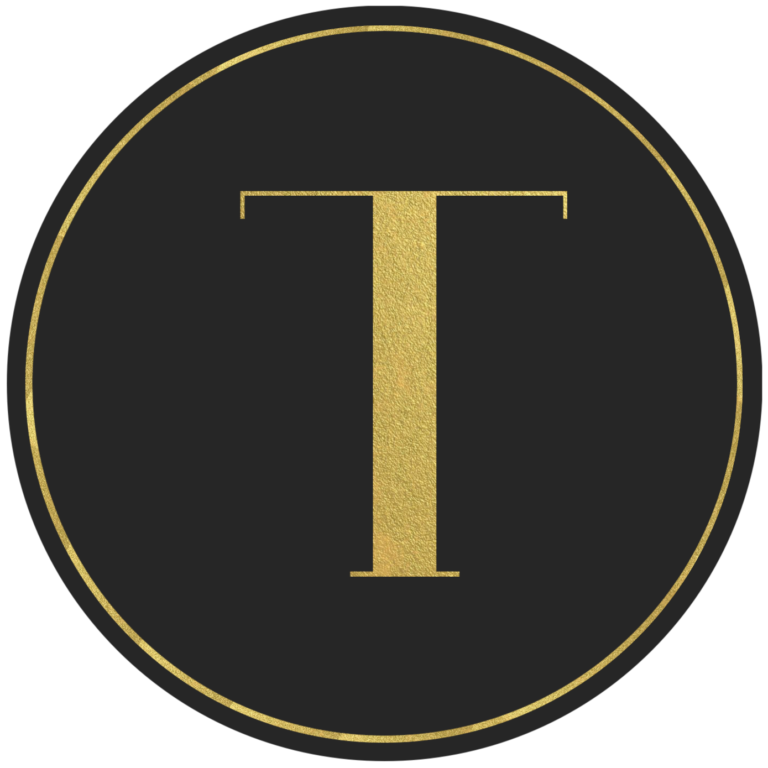 Free Printable Black & Gold Party Banner - Paper Trail Design