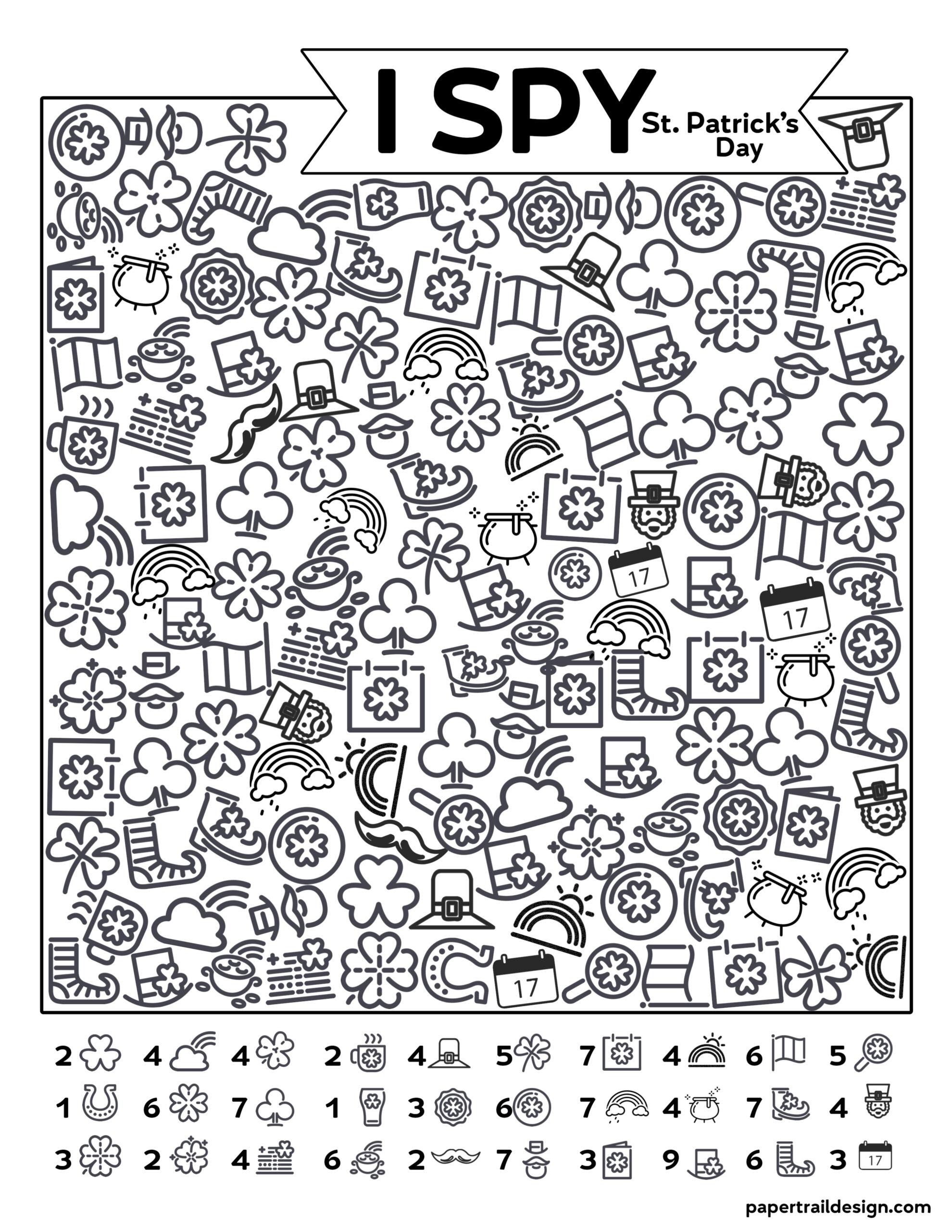 Hidden Object I Spy Printables Hidden Object I Spy Printables