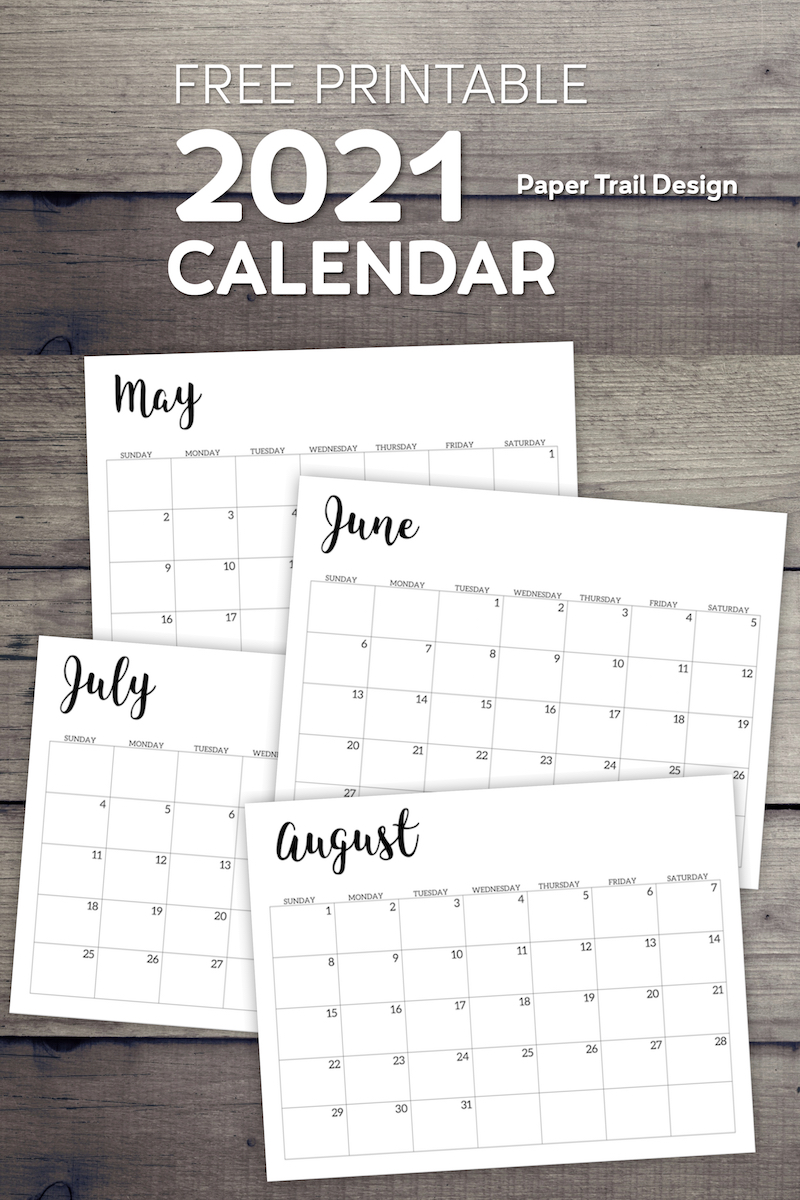 Free June Calendar Template 2021 2022