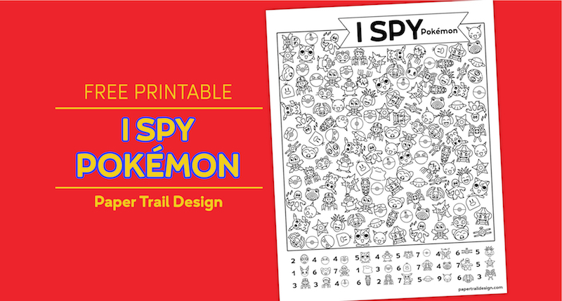 Free Printable I Spy Super Mario Activity - Paper Trail Design