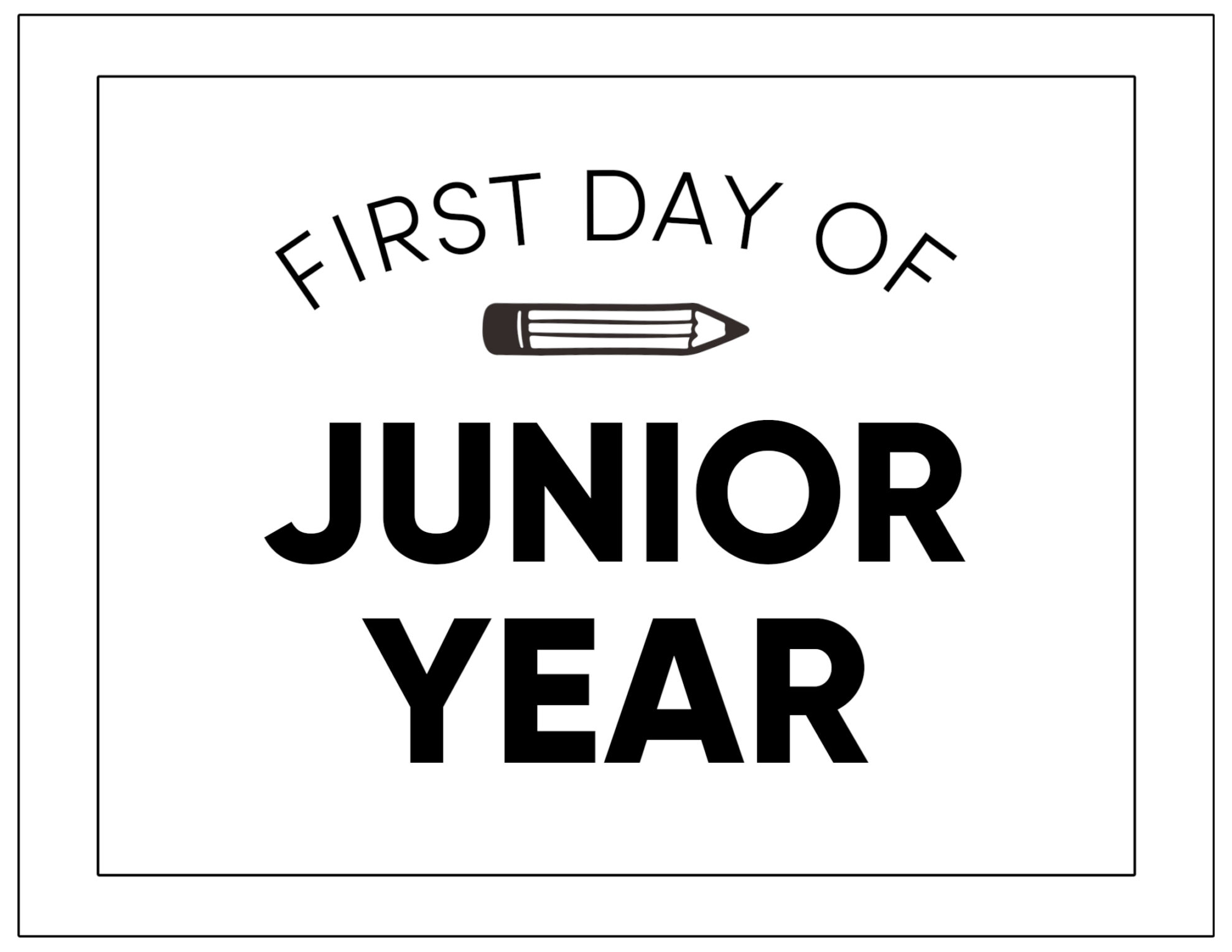 Printable First Day Of School Signs Paper Trail Design Printable First Day Of School Signs Paper Trail Design