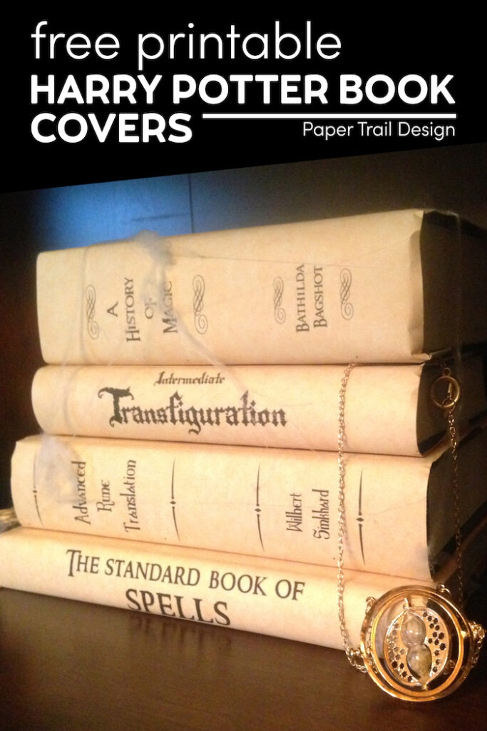 Harry Potter Book Covers Free Printables Paper Trail Design