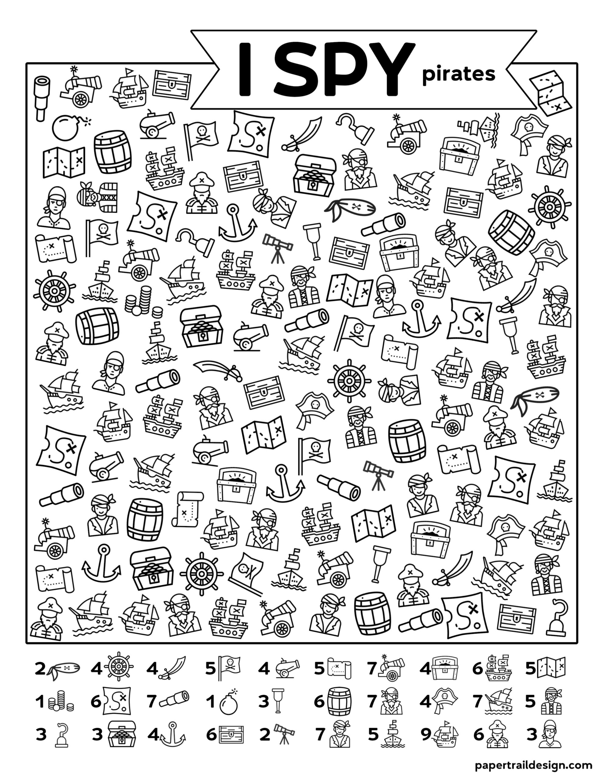 I Spy Printable Worksheets Printable Word Searches