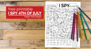 Free Printable I Spy 4th of July Activity - Paper Trail Design