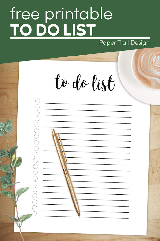 Printable Lists