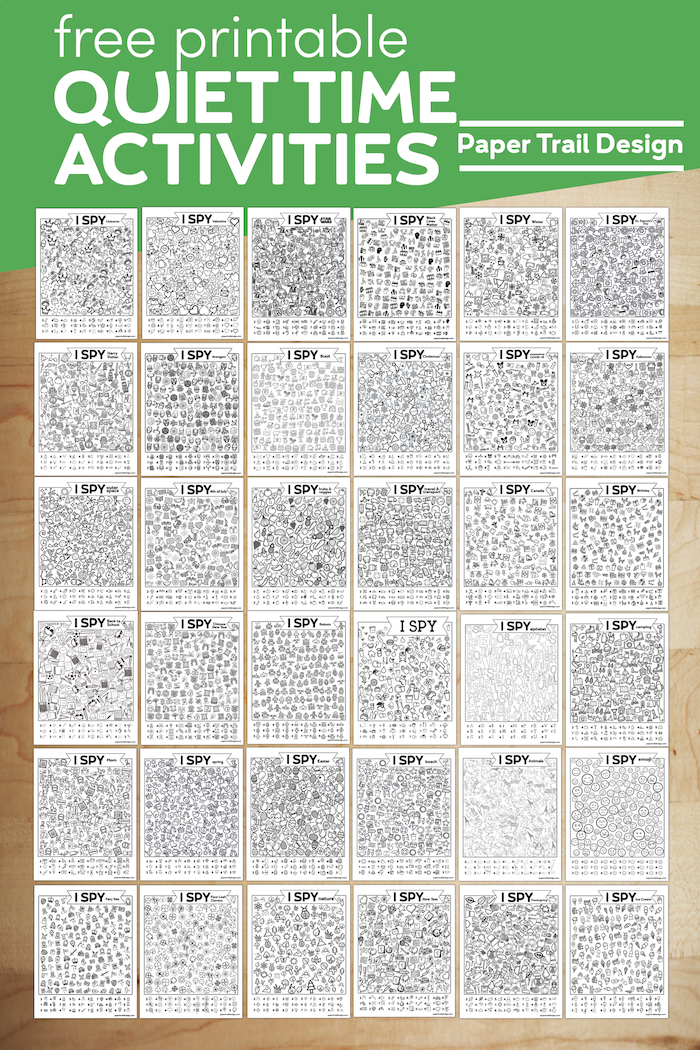 40+ I Spy Game Printables | Paper Trail Design