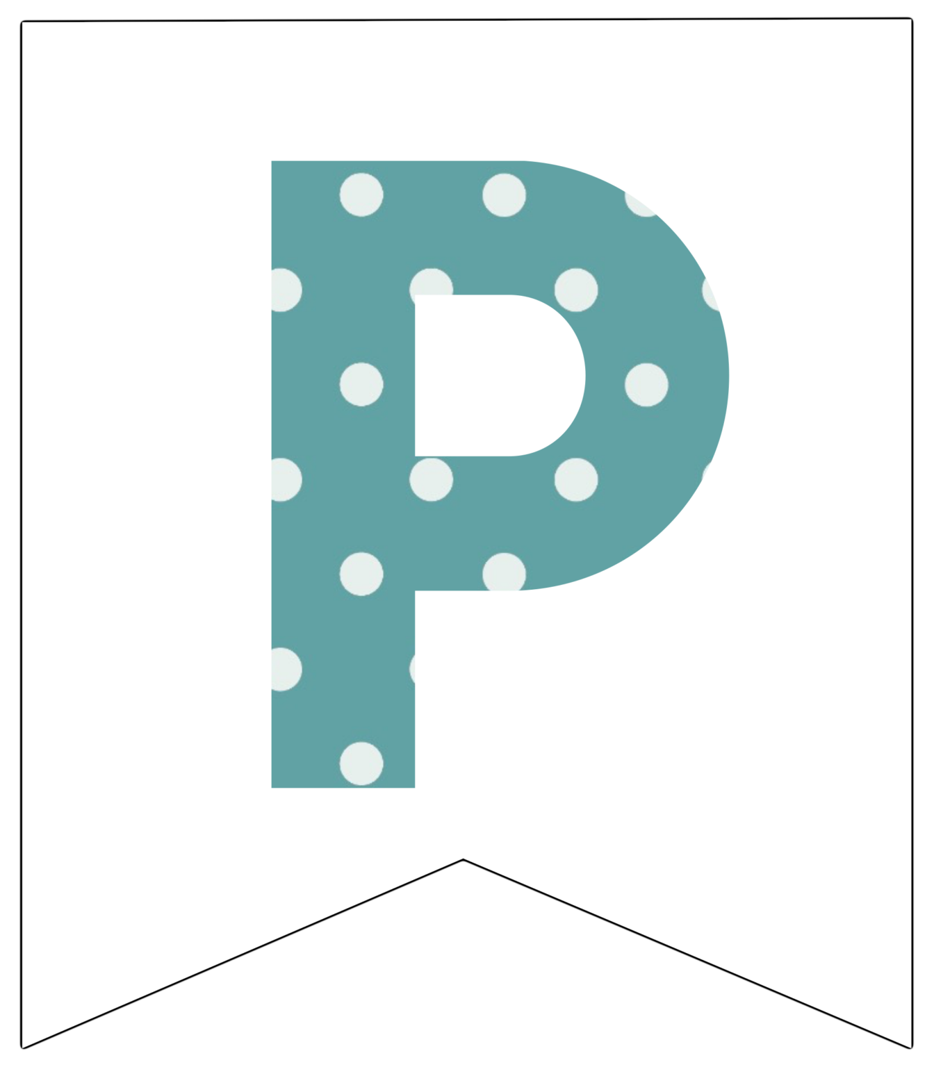 Free Printable Birthday Banner {Polka Dot} - Paper Trail Design