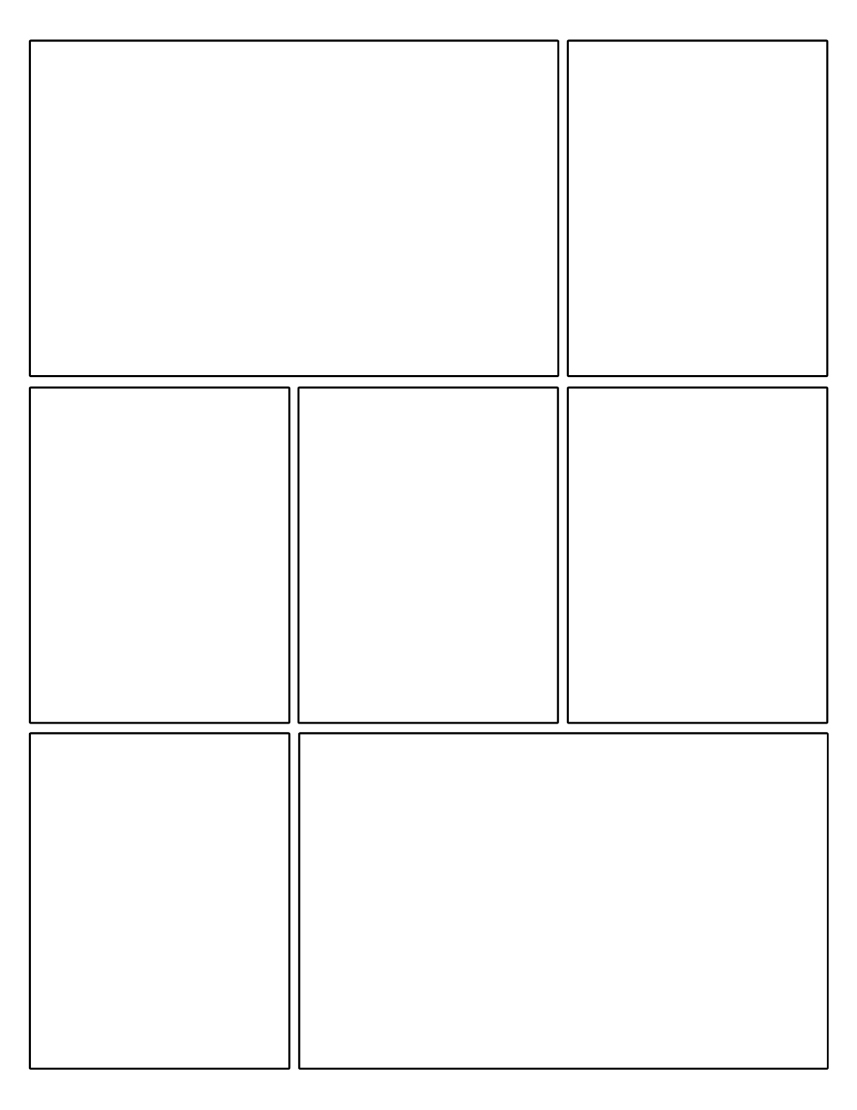Free Printable Comic Strip Template Pages - Paper Trail Design In Printable Blank Comic Strip Template For Kids