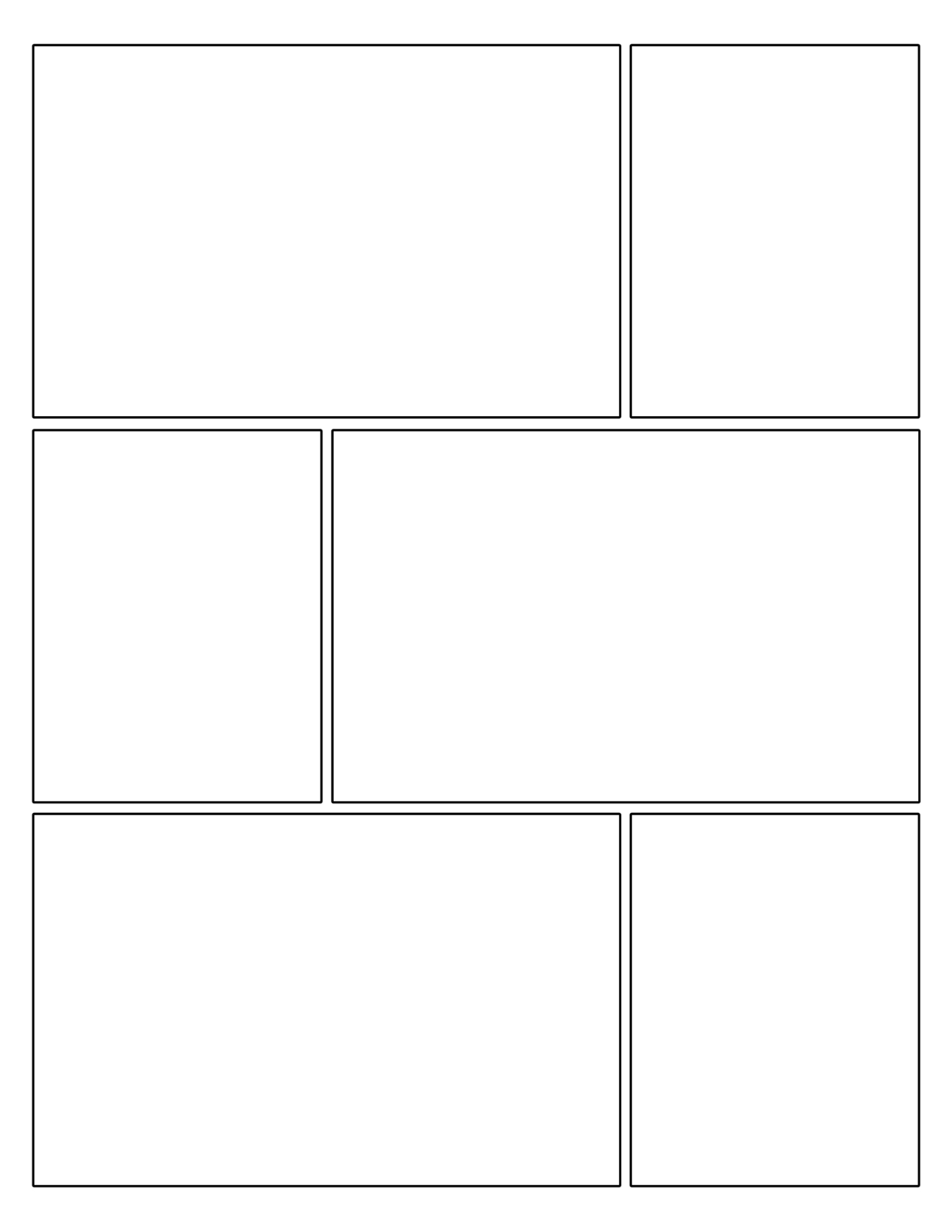 Free Comic Template Printable - FREE PRINTABLE TEMPLATES