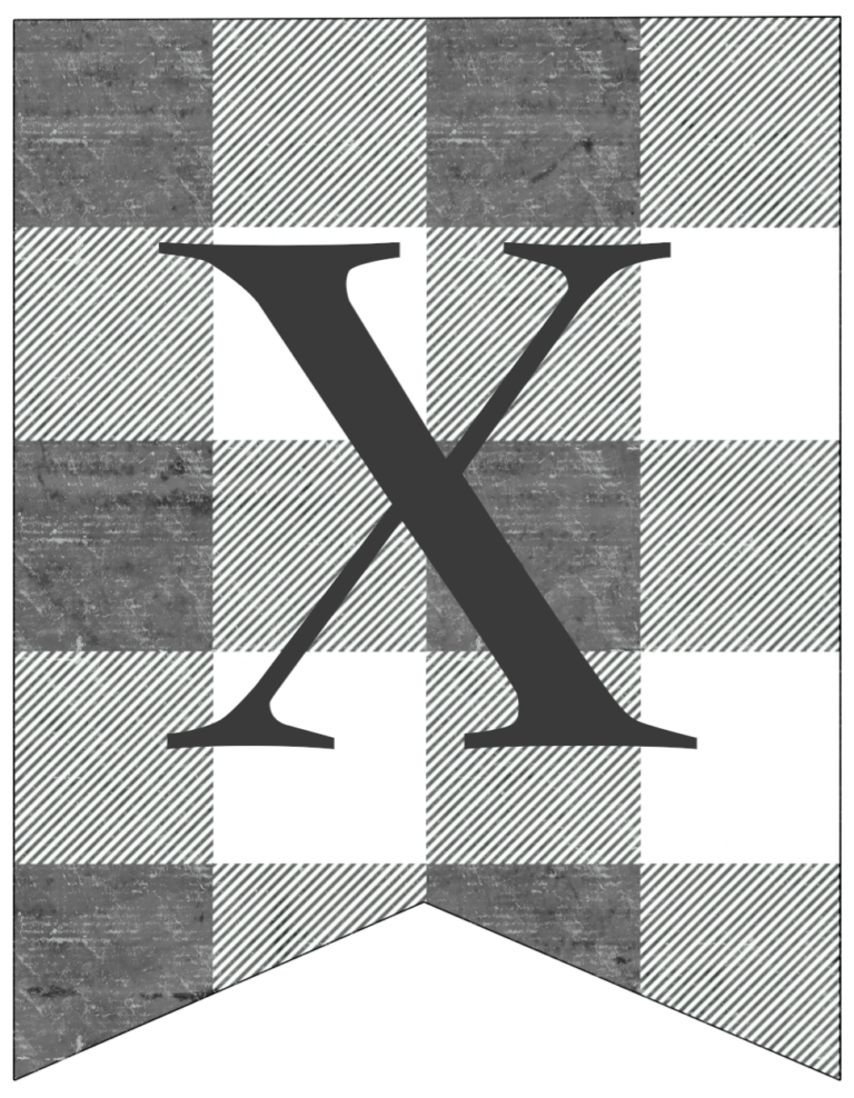 Free Printable Rustic Banner - Paper Trail Design