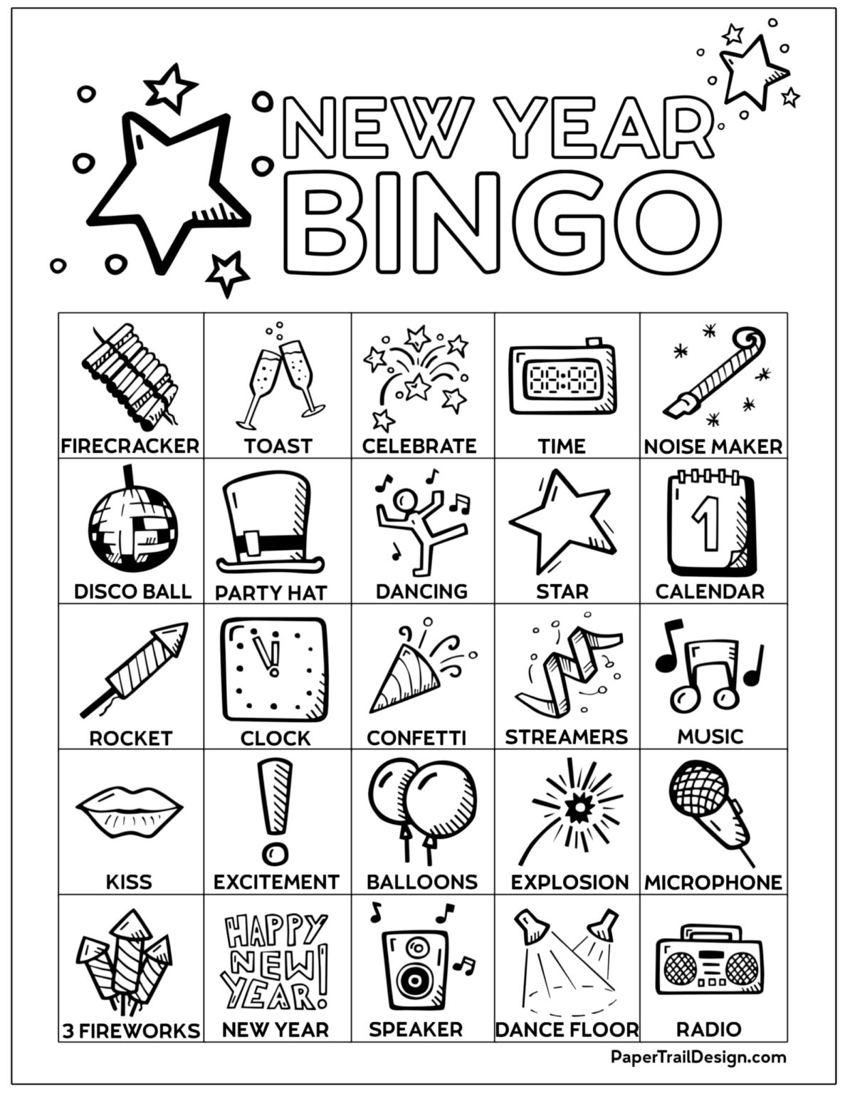 free printable chinese new year bingo