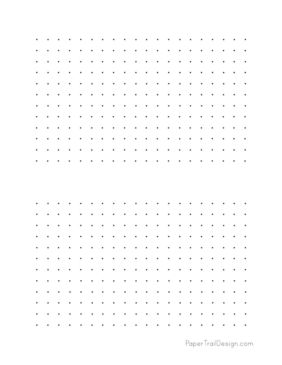 Dots and Boxes Game Printable Paper Trail Design
