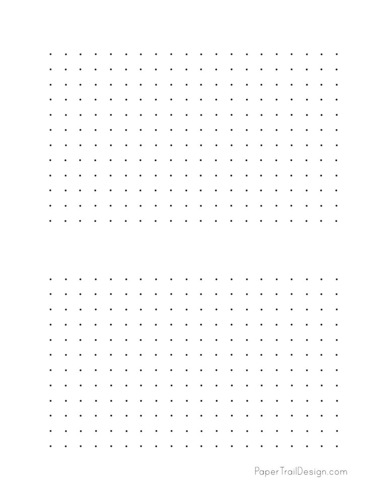 Dots and Boxes Game Printable Paper Trail Design