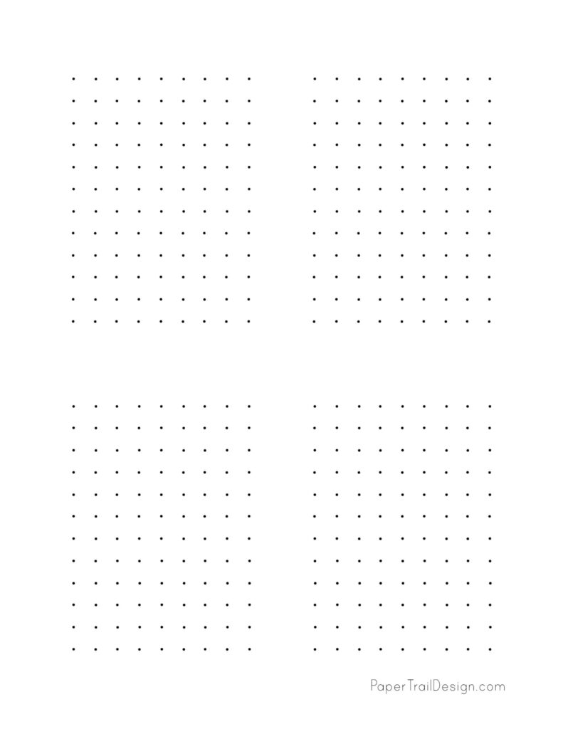 Dots and Boxes Game Printable Paper Trail Design