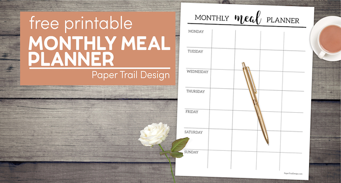 Free Printable 2022 Calendar Monday Start Paper Trail Design