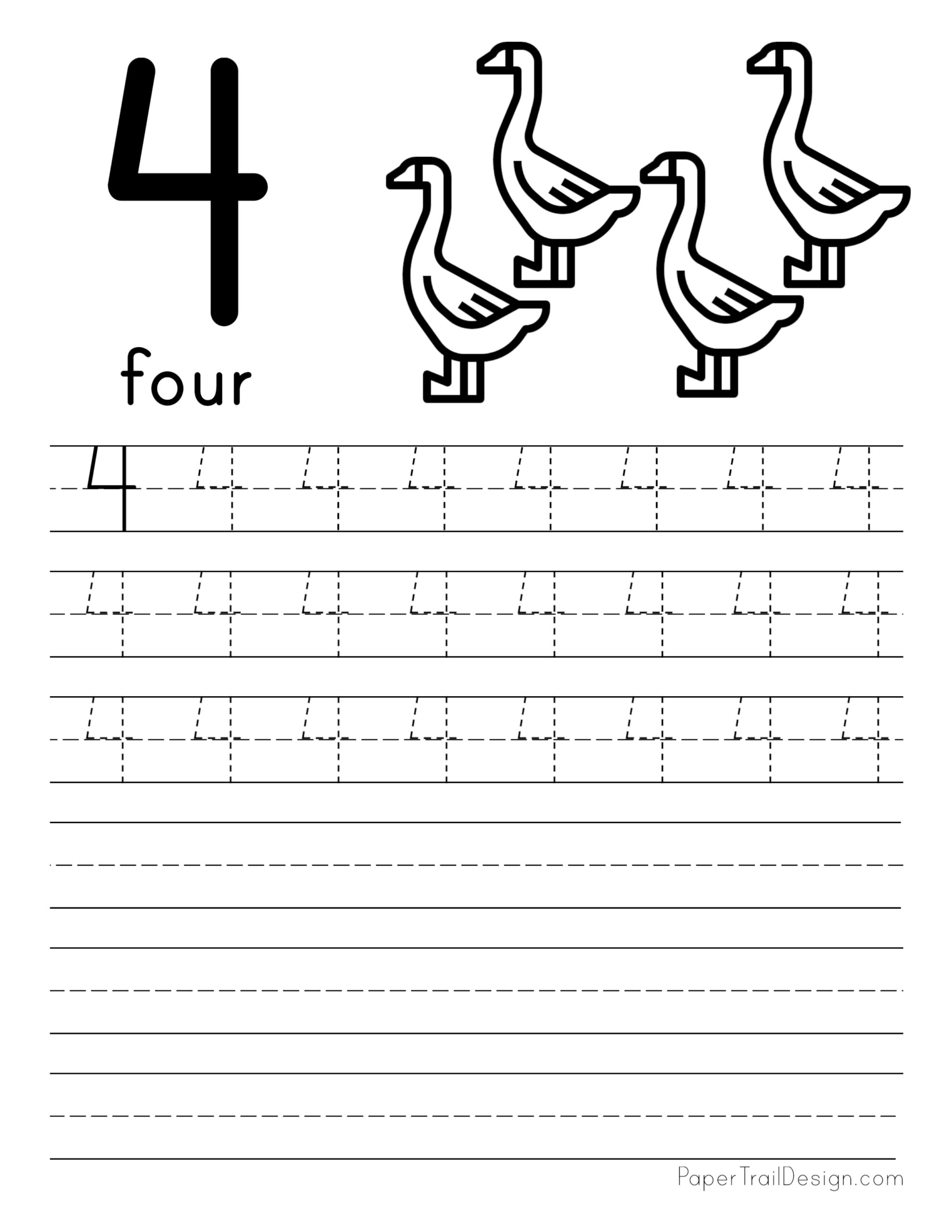 tracing-number-4-worksheets-for-kindergarten-goimages-vision