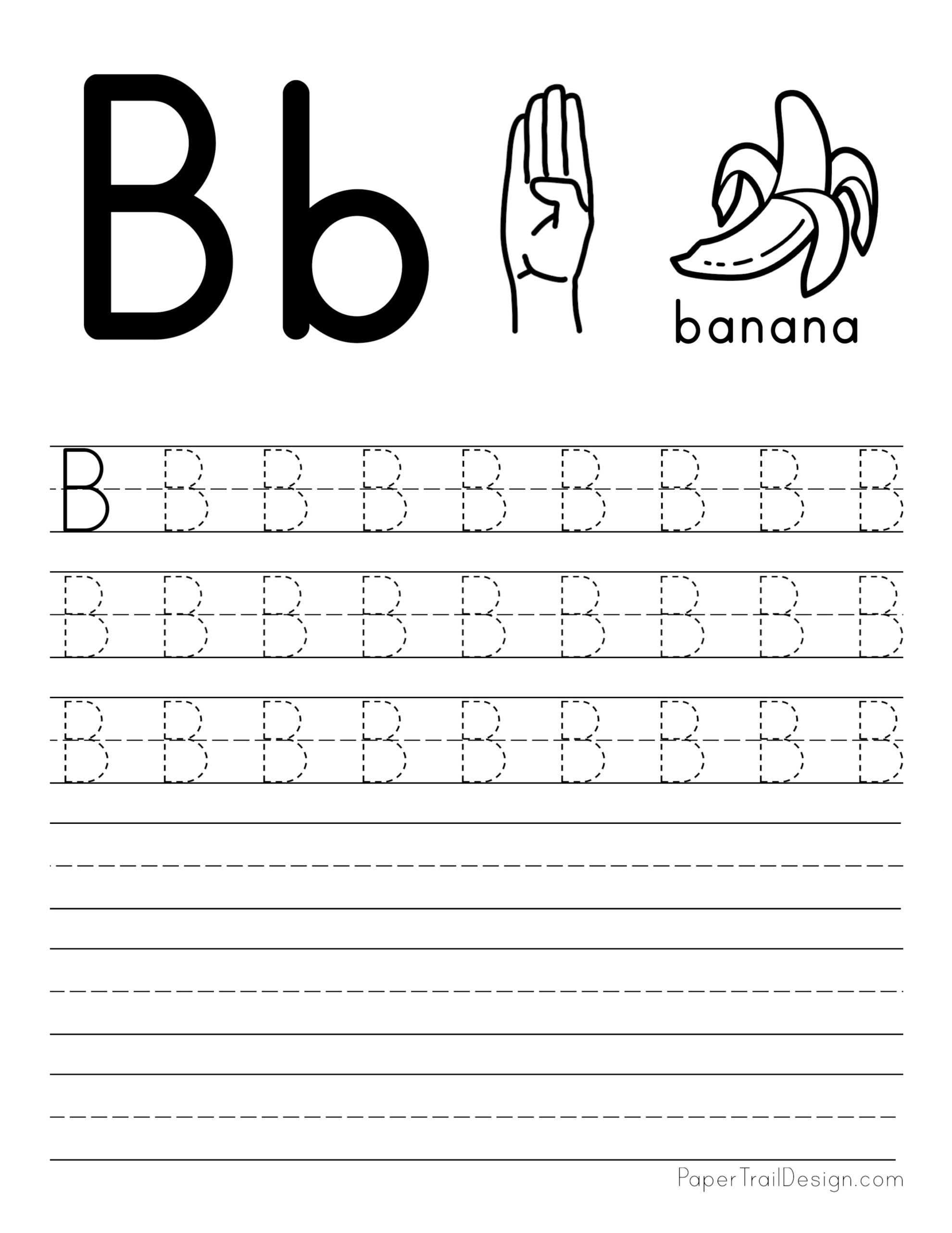 tracing letters a z worksheets